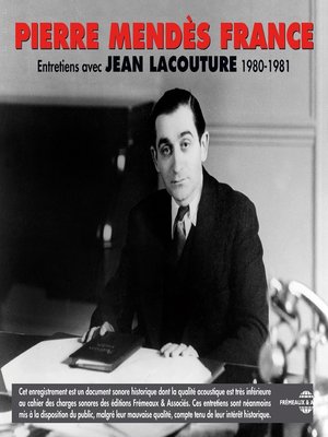 cover image of Pierre Mendès-France. Entretiens (1980-1981)